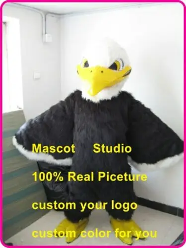 

Halloween Black Eagle Mascot Hawk Falcon Costume Anime Cosplay Party Game Animal Fancy Dress Theme Carnival Advertising Parade