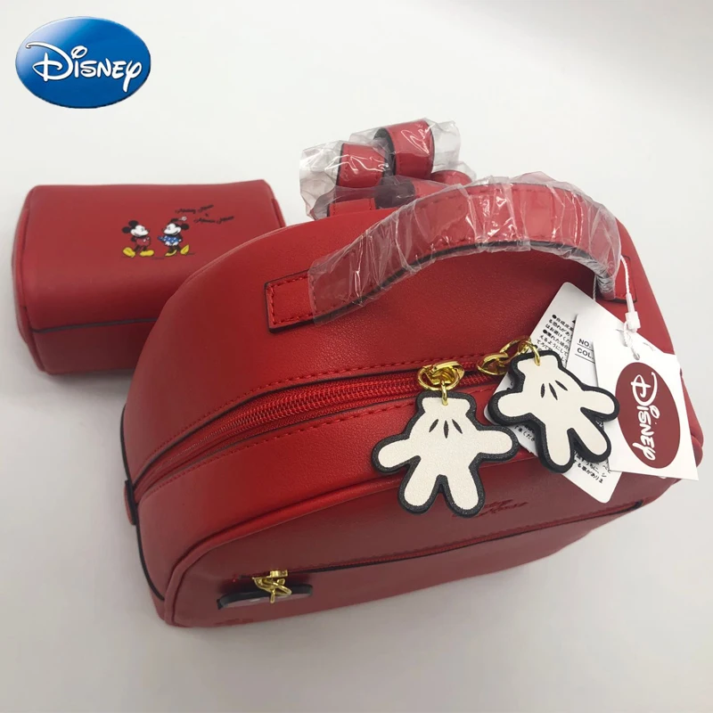 Disney качество Микки Минни Маус Женская Сумка Девушки Дамы Повседневная PU Мода