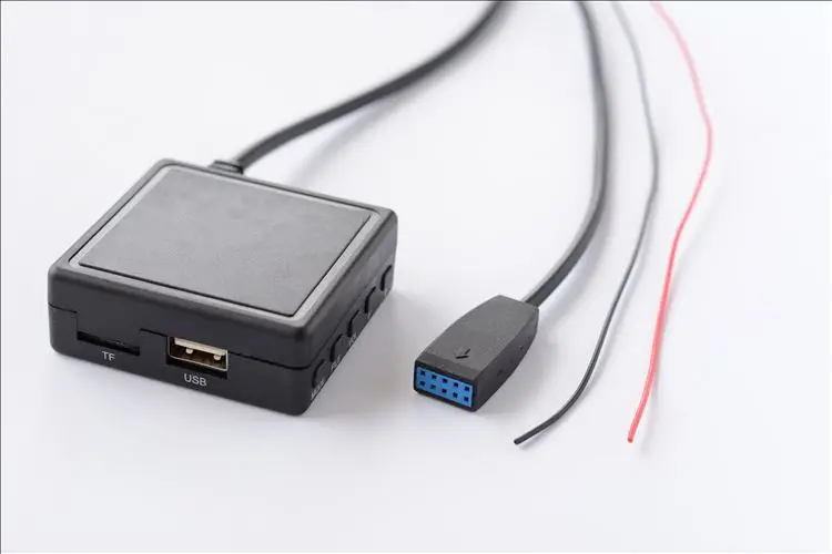 Автомобильный Bluetooth 5,0 Беспроводной Hi-Fi Bluetooth Aux адаптер микрофона TF USB флэш-накопитель для МВт E46 3-ей Серии компакт-дисков AUX