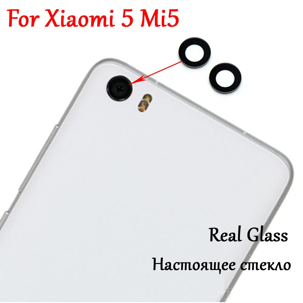 2 шт. 100% новая Оригинальная задняя камера стеклянная крышка объектива с клеем для