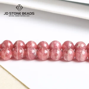 Бусины из натурального камня, аргентинский Родохрозит, круглый камень в форме розы, диагит для изготовления ювелирных изделий, 6789 мм, размер на выбор, браслет сделай сам