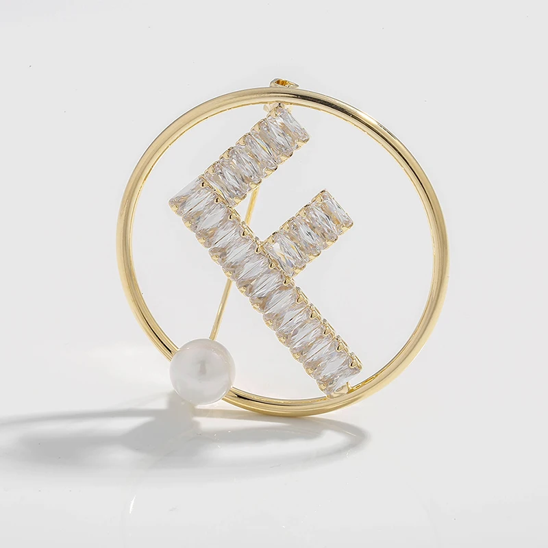 Женская и мужская брошка Mchic винтажная медная с фианитом | Украшения аксессуары