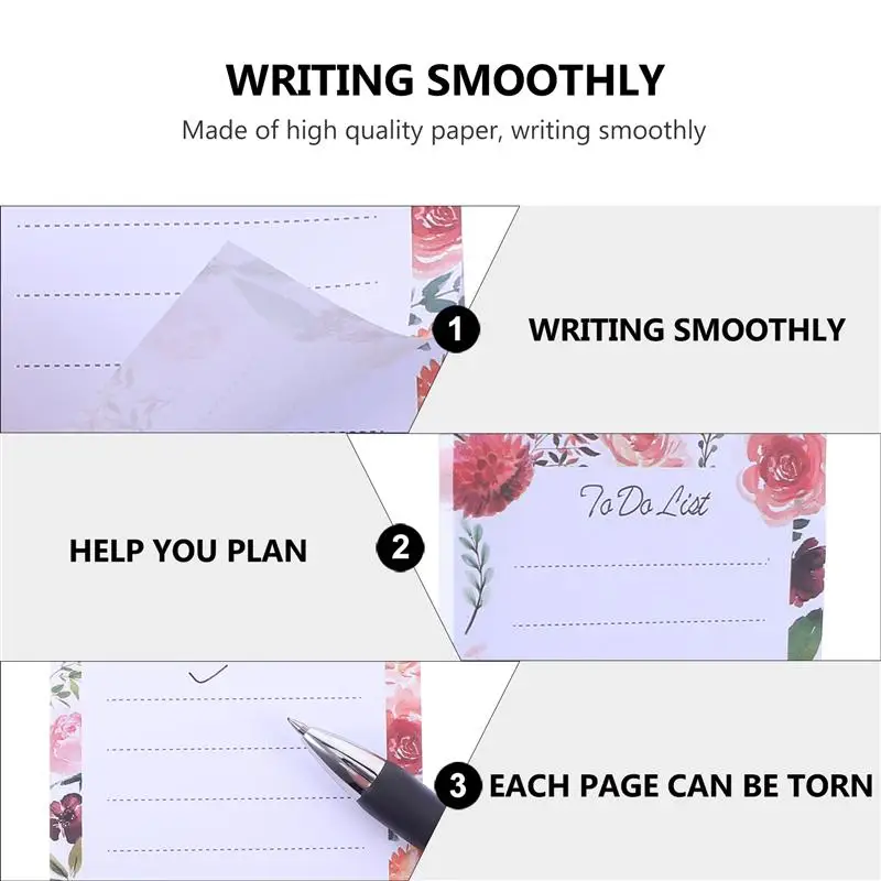 

1 Set/50Pcs Magnetic Sticky Notebook Message Notes Refrigerator Message Stickers