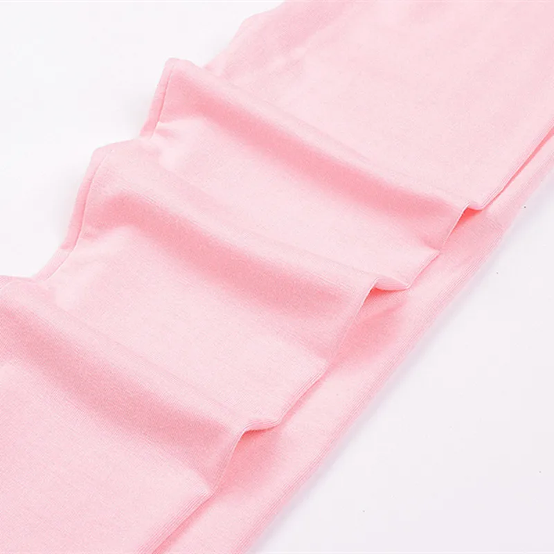 Леггинсы для девочек Сезон лето Новинка 2021 маленьких хлопок Карамельный цвет