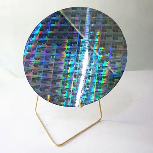 8 дюймовый силиконовый вафельный схема с интегрированным рисунком неразрезанный