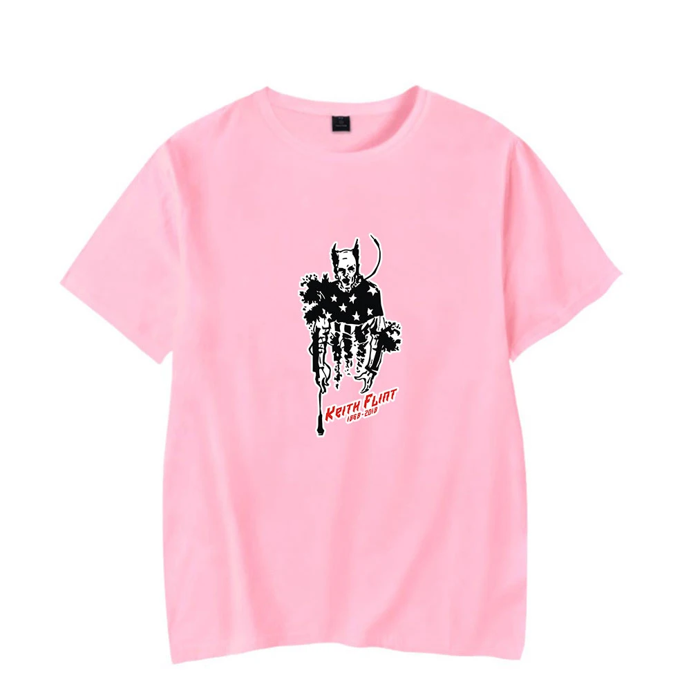 Женский пуловер с короткими рукавами и круглым вырезом Prodigy Keith Flint Повседневный