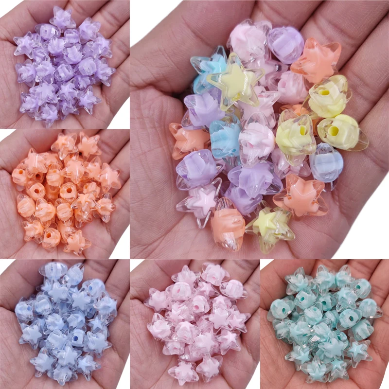 

Бусины россыпью в форме звезды, 17 мм, 10 шт.