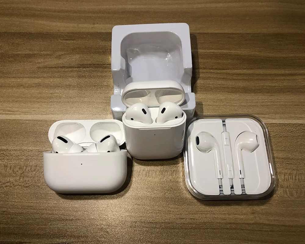 

Apple Original AirPods Pro 3 2 Wireless Headphone Bluetooth Earphone In Ear Tws Gaming Sports Headphones for IPhone Smartphones