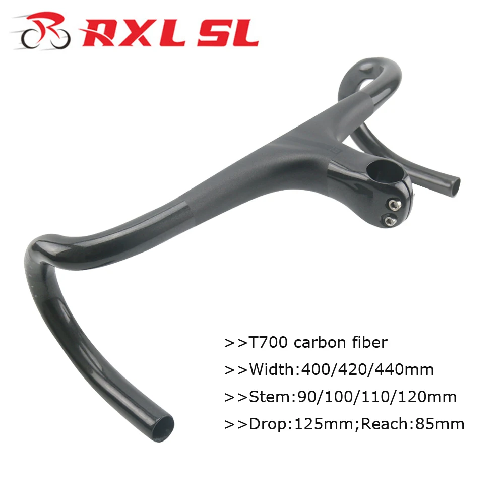 RXL SL гоночный велосипед углеродное волокно руль интегрированный стержень UD