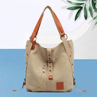 fashion new leisure literature art womens single shoulder cross body bag portable large capacity contracted large canvas bag