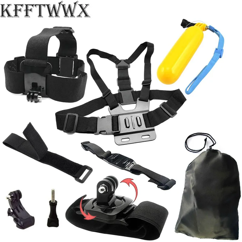 KFFTWWX для Gopro аксессуары Hero 9 черный 8 7 6 5 4 нагрудный ремень YI 4K SJ4000 AKASO DBPOWER EKEN H9 APEMAN