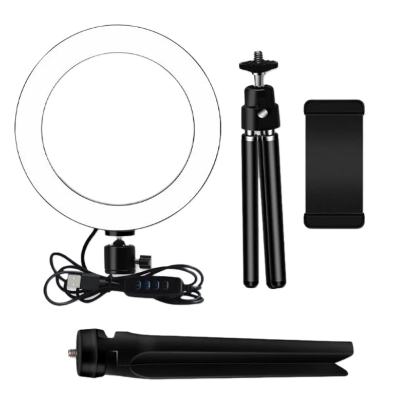 AABB-мини светодиодный настольный кольцевой светильник плавное затемнение с