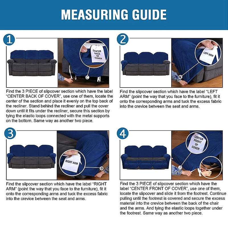 Чехол для кресла с откидывающейся спинкой замшевые чехлы полноразмерный чехол