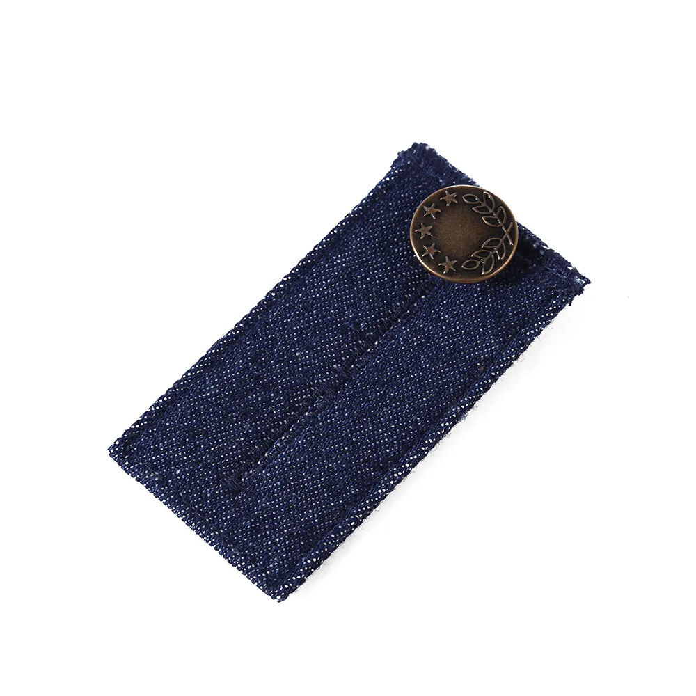 

1PCS Unisex Trousers Skirt Jeans Waist Expander Waistband Button Extender Button Elastic Extender Button Belt Extension Buckle
