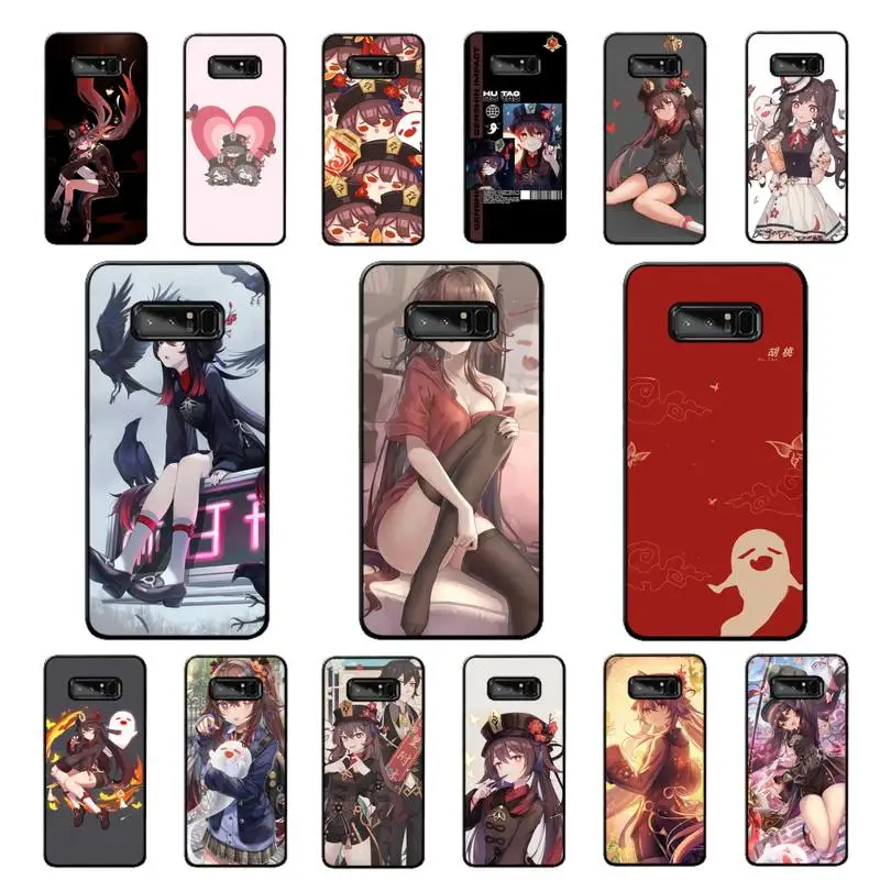 

MaiYaCa Hu Tao Genshin Impact Phone Case for Samsung Note 5 7 8 9 10 20 pro plus lite ultra A21 12 02