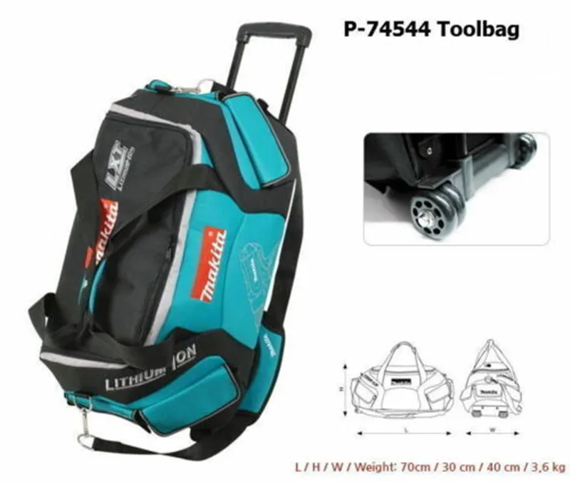 

Makita P-74544 Super Heavy Weight Tool Bag with Trolley Cart