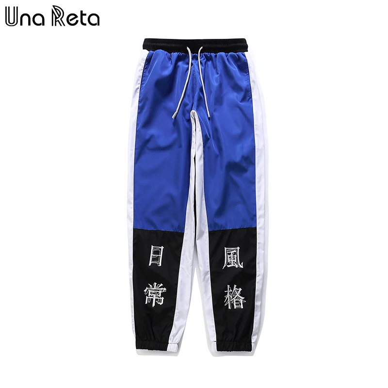 

Una Reta Hip-hop Pants Mens New Fashion Chinese Character Printing Harem Pants Streetwear Men Casual Joggers Trousers Sweatpants