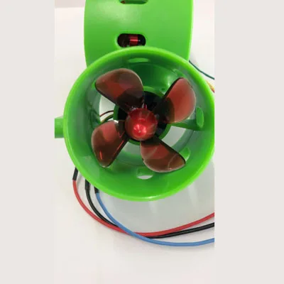 30-200W подводный двигателя 4 лопастями бесщеточным Мотором 12-24V 20A ROV Propulsor для RC буксир лодки для доставки прикорма и оснастки Комплектующие для самостоятельной сборки - Цвет: 1pc CW