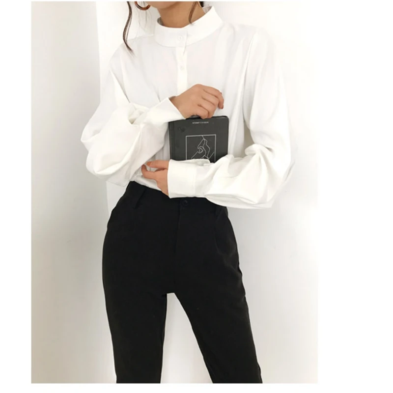 Женская замшевая блузка TingYiLi элегантная рубашка цвета хаки голубого черного или