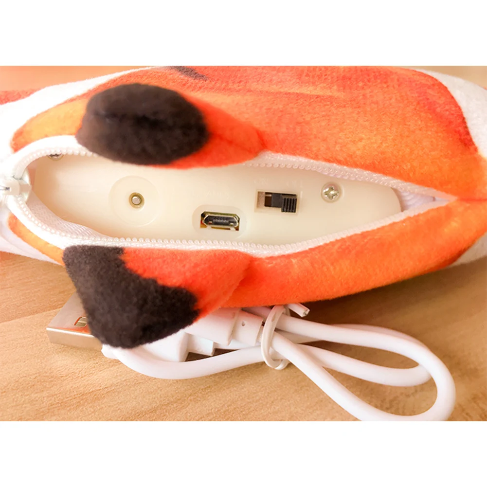 

Cat Toy Electric Dancing Moving Floppy Fish USB Charging Simulation Cats Toy Interactive Electric Flopping Cat Kicker Fish Toy