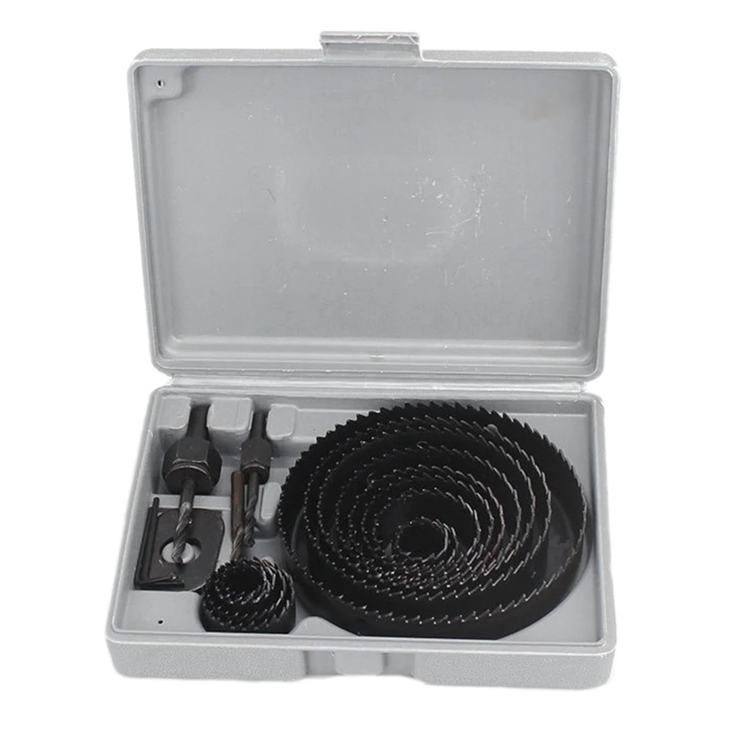 

18Pcs Drills Hole Saw Set Durable Use Carbide Drill Bits Soft Hard Wood Plasterboard Tools for Woodworking Accessories