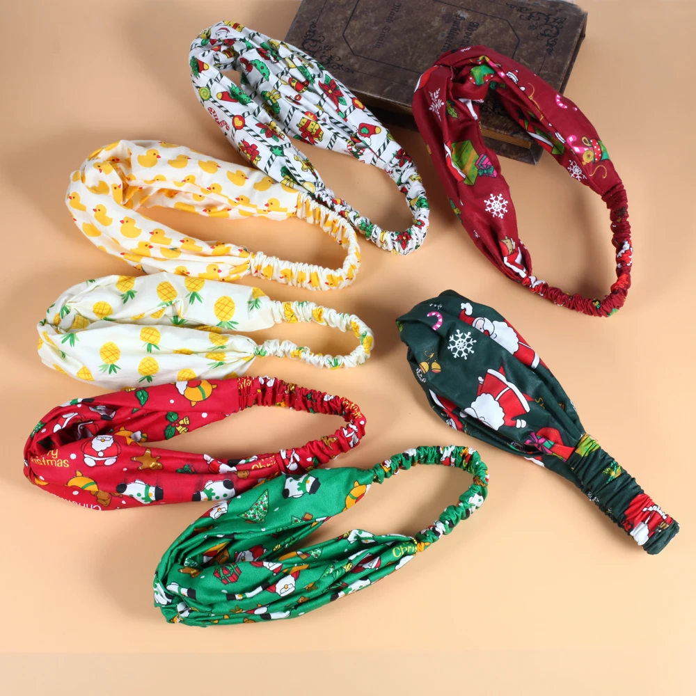 

Богемный Рождественский подарок, женские банданы с принтом авокадо, повязки для волос, тюрбан, головной убор, повязка на голову, женские акс...