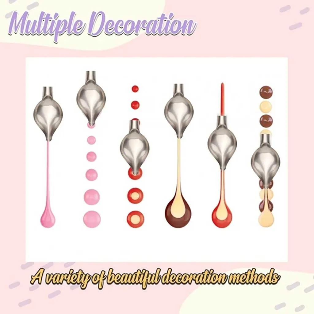 DIY Высокое качество шоколадная ложка многофункциональная десертная для декора