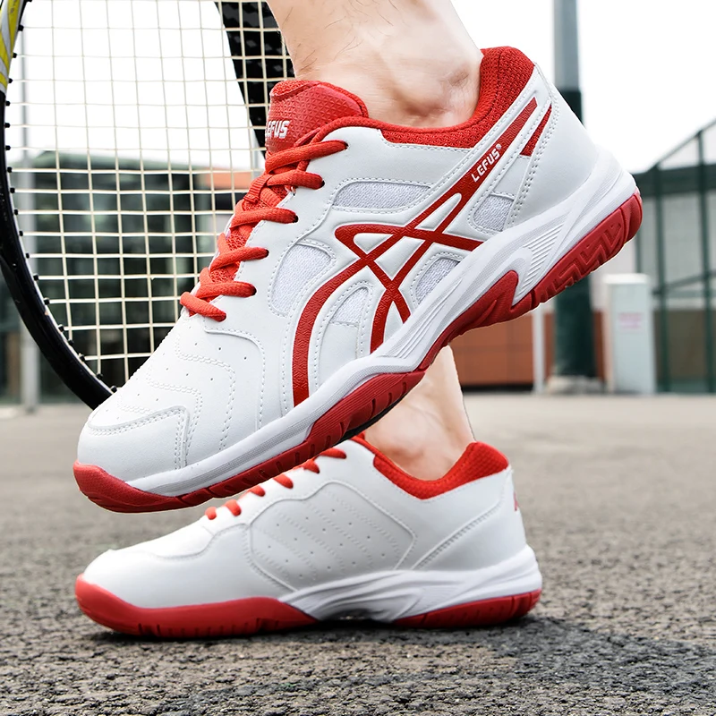 

New Luxury Badminton Shoes Men Size 39-45 Comfortable Badminton Sneakers Light Weight Volleyball Shoes Mens Tennis Sneakers