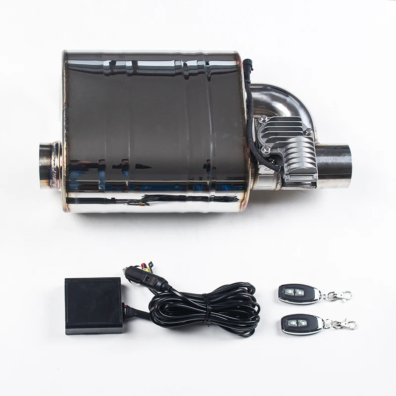51mm right muffler Глушитель клапана Электрический клапан глушитель выпускной клапан 1 вход в 1 выход глушитель дистанционное управление - Цвет: 51mm right muffler