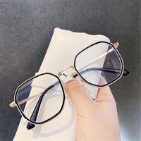 fashion anti blue glasses women simple optical eyewear spectacles polygon frame eyeglasses