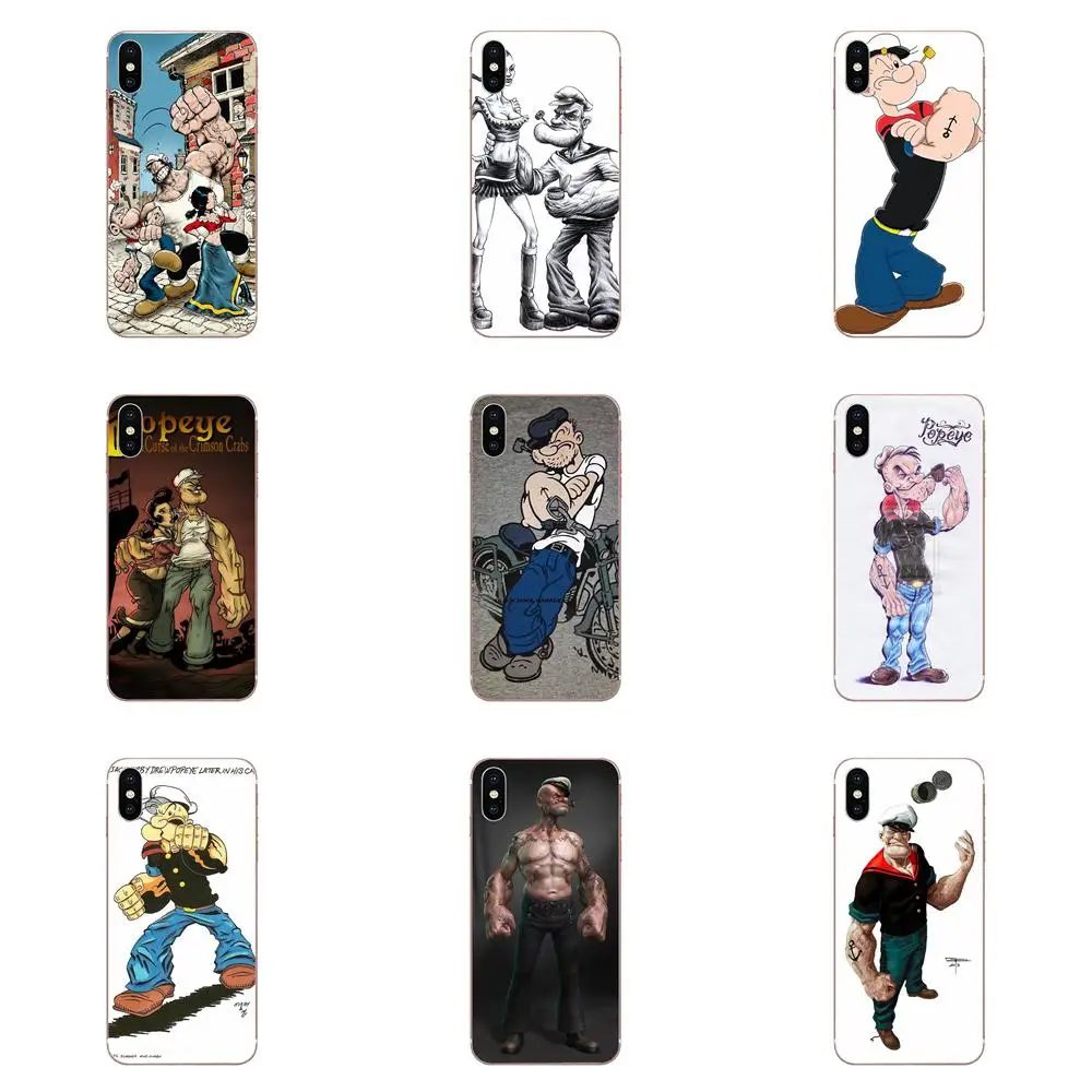 Popeye Poker TPU чехол для Huawei Mate 9 10 20 P P8 P9 P10 P20 P30 P40 Lite Pro Smart 2017|Бамперы| |