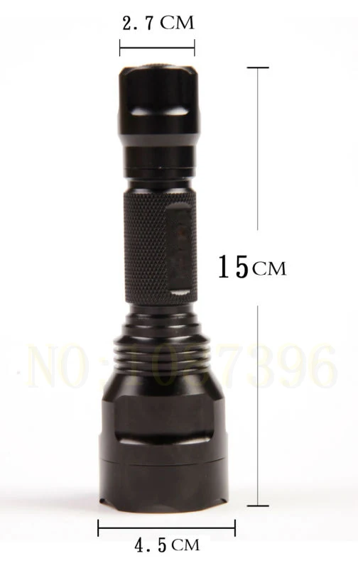 Водонепроницаемый светодиодный светильник онарь Pocketman L2 Q5 18650 фонарик фонарь для