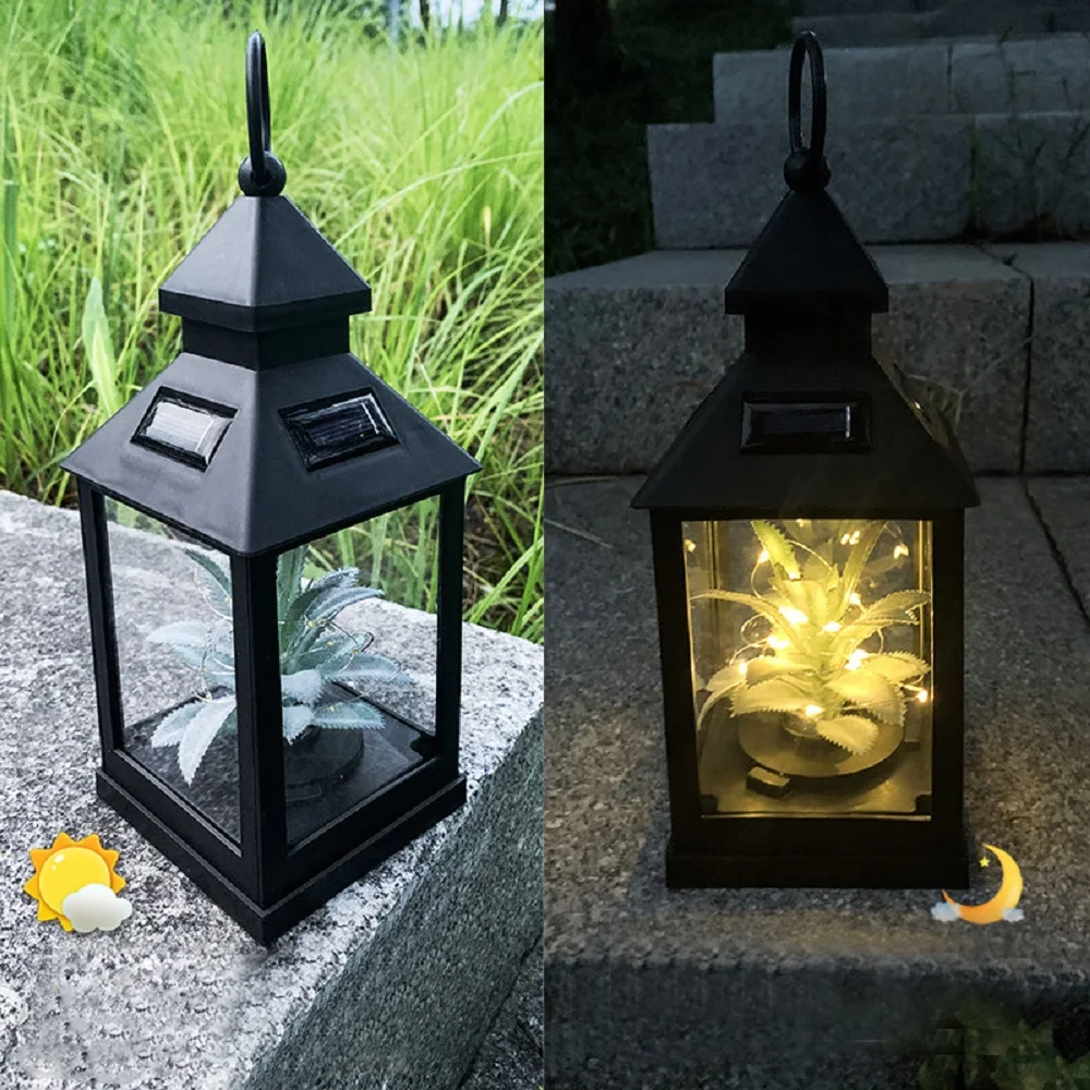 

Garden Lights Outdoor Solar Lawn Light Decoration Hanging Fake Plant LED Lamp Pathway Fairy Lights Balcony Holiday Lighting