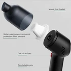 Сменный фильтр для ручного пылесоса 8000 па, мощный всасывающий пылесборник, автомобильный пылесос, сменные детали