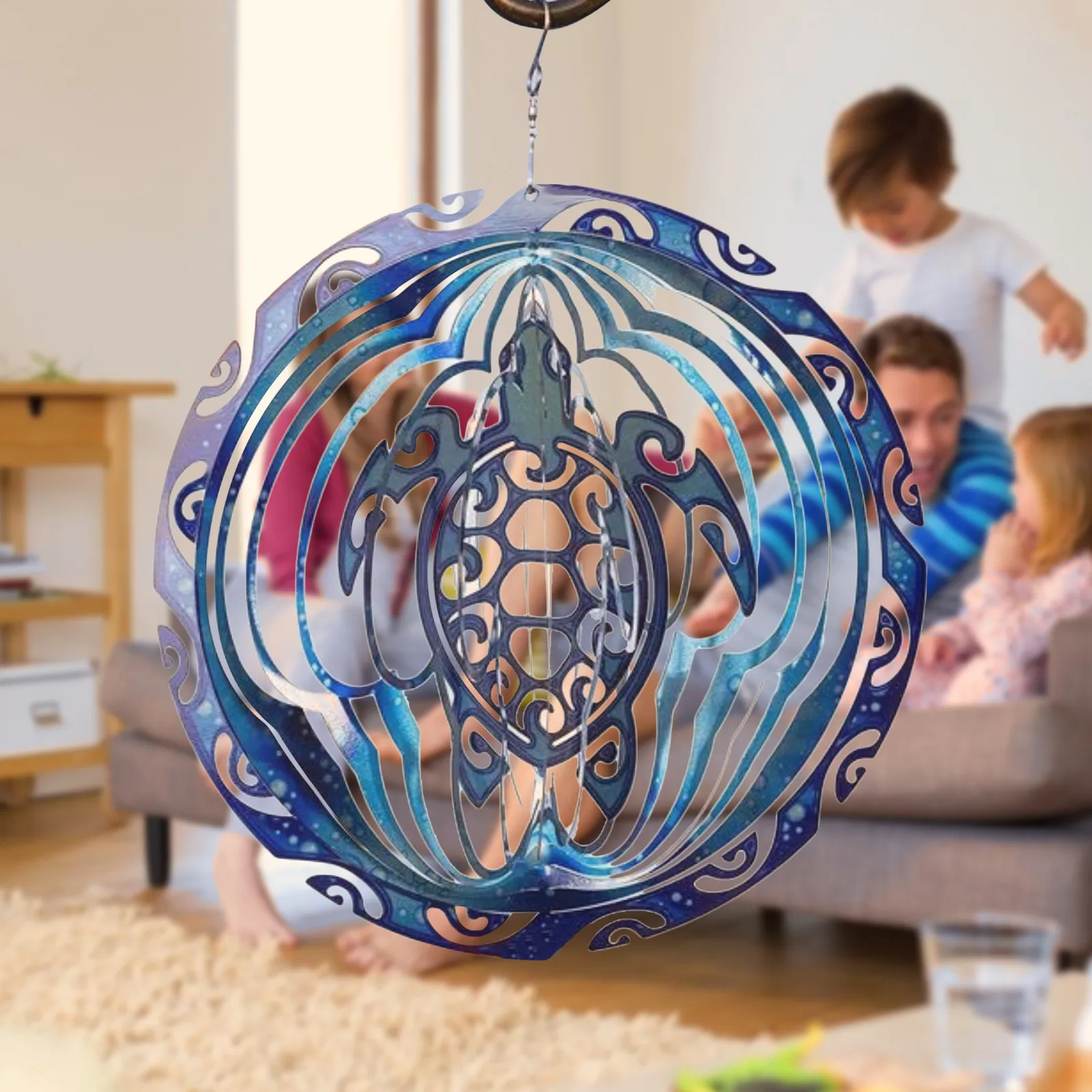 

New Creative Turtle Pendant Outdoor Balcony Symbolizes Beauty Pendant Room Garden Decoration Accessories Scene Layout Props