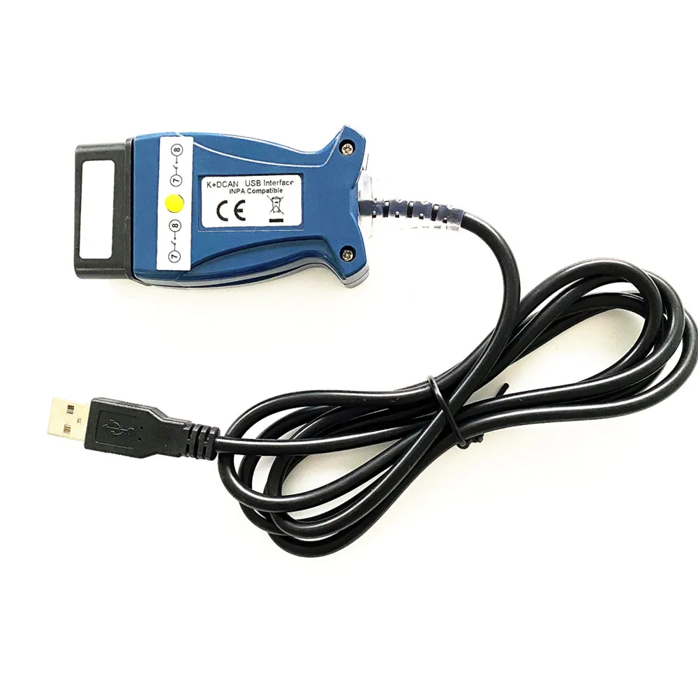 Полный чип лучшего качества для BMW INPA K DCAN + CAN FTDI USB диагностический интерфейс