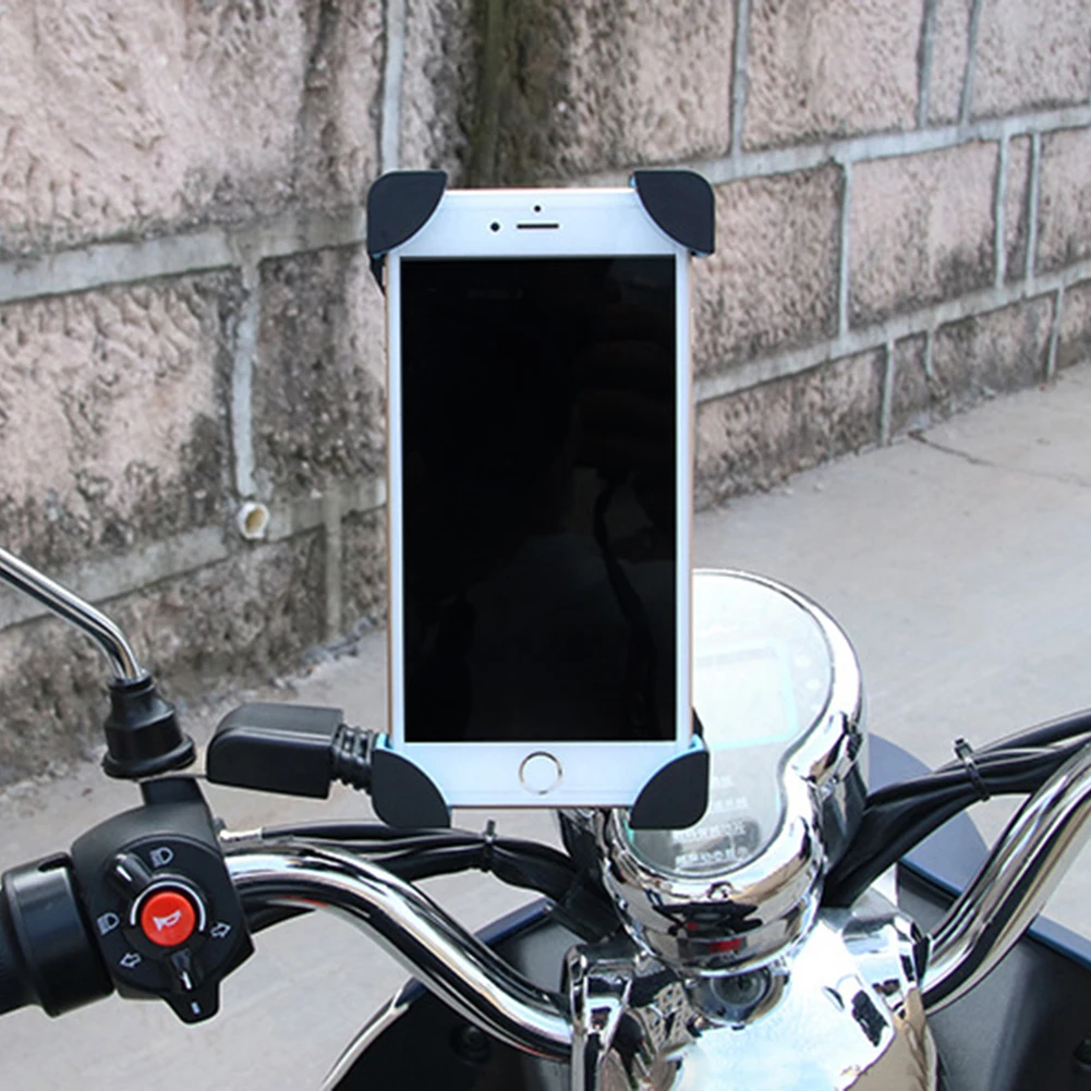 Универсальный держатель для телефона с поворотом на 360 градусов мотоцикла