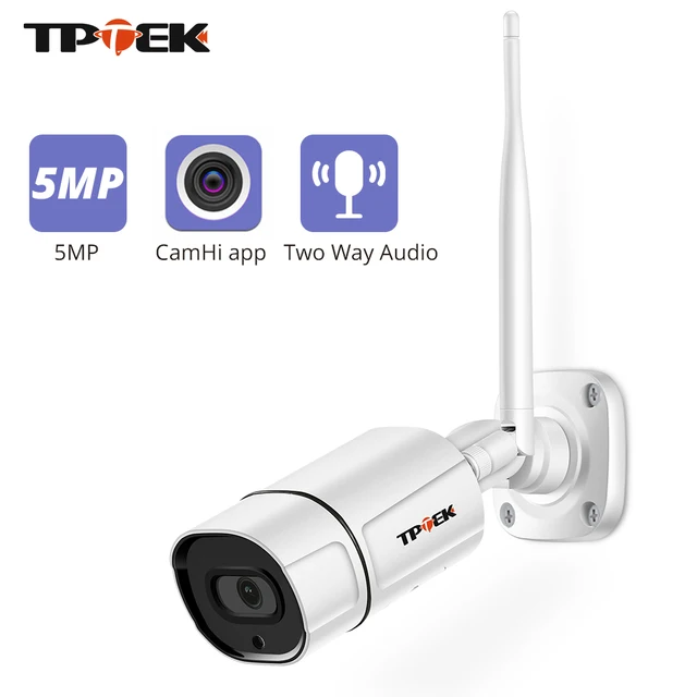 5MP IP Camera Outdoor WiFi Camera HD Wireless Surveillance 1080P Video Home Security Wi Fi Camara Two-Way Audio CamHi Wi-Fi Cam 1