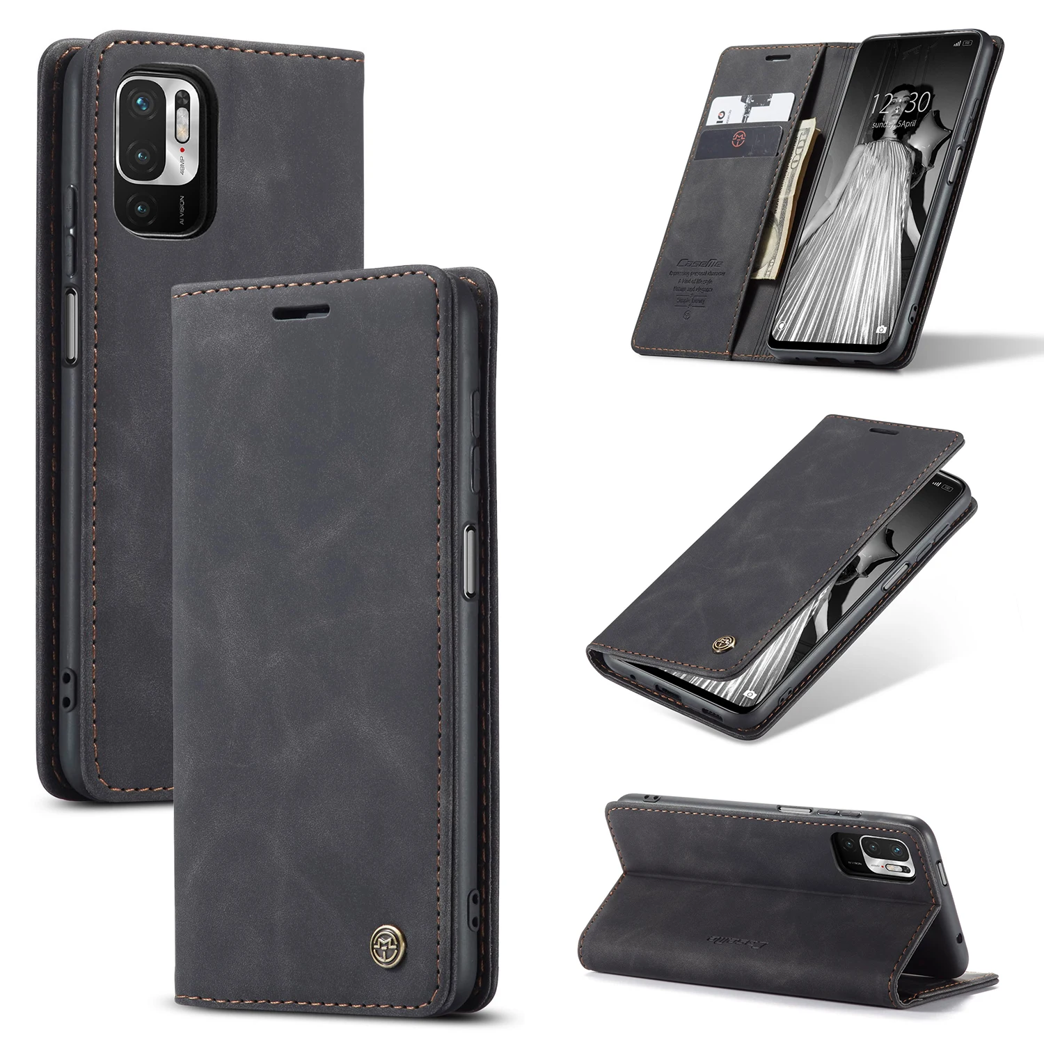 

CaseMe Flip PU Leather For Xiaomi Redmi K40 Note 10s 9s 10 9 8 Pro Max K30S Ultra Wallet Cover For Xiaomi Mi 10T Pro 5G 11 11X
