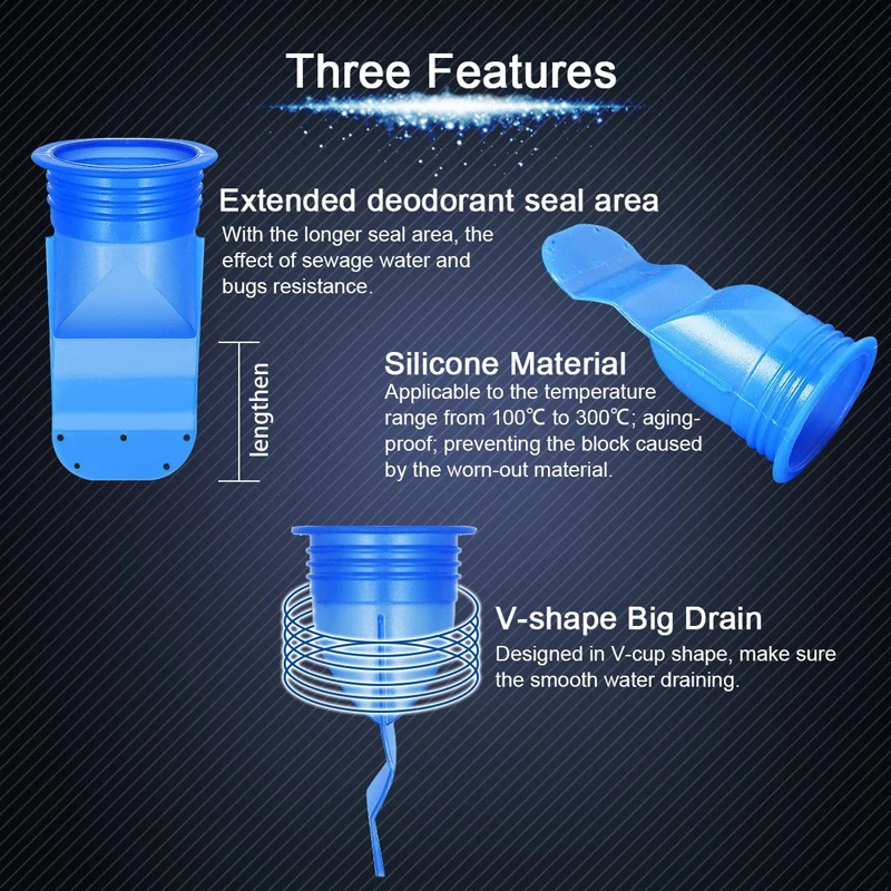 1 шт. новый анти запах Силиконовый Фильтр для раковины сливная пробка душевая