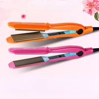 professional hair crimper iron curler dry wet use corrugated irons ceramic curling iron with temperature control waving to