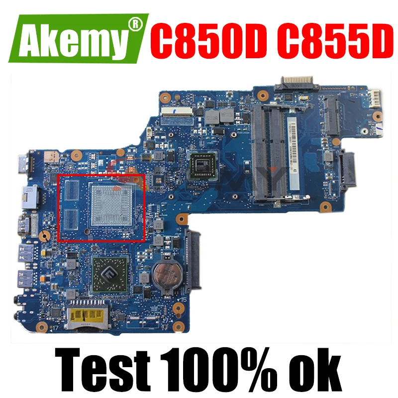 

Материнская плата AKEMY H000053030 для ноутбука Toshiba Satellite C850D C855D L850D L855D, материнская плата