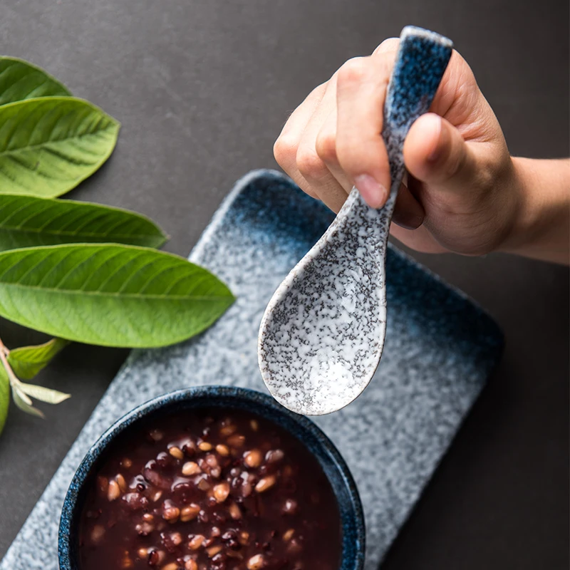 Японская керамическая столовая посуда RUX ложка для супа Kicthen 2 шт. | Дом и сад