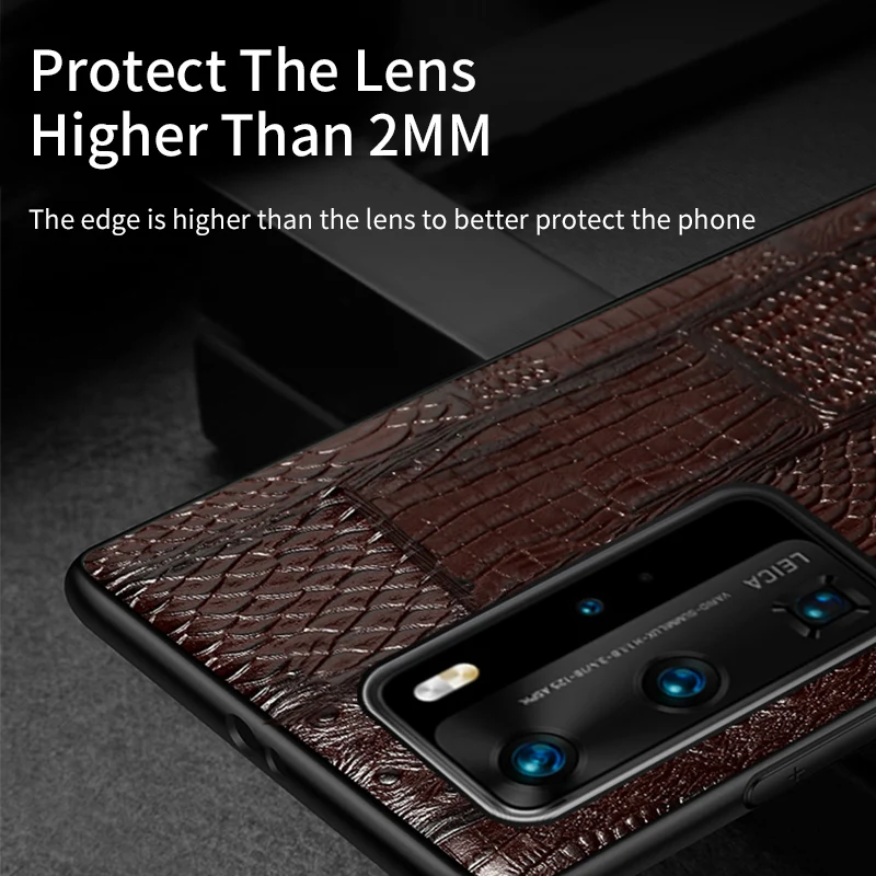 Брендовый чехол LANGSIDI для HUAWEI P40 PRO P30 LITE p20 MATE 20 роскошный кожаный estuche nova 5t Honor 30 pro lite