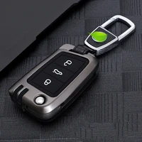 car key case cover key bag for volkswagen vw golf 7 gti mk7 r touran bora caddy up car styling keychain holder shell accessories