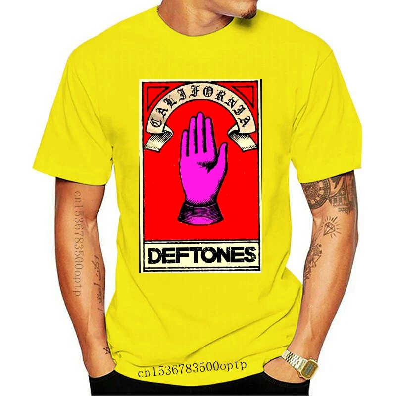 

New DEFTONES - Hand - T SHIRT S-M-L-XL-2XL Brand 2021 - Official T Shirt Cheap wholesale tees,100% Cotton For Man,T shirt printi