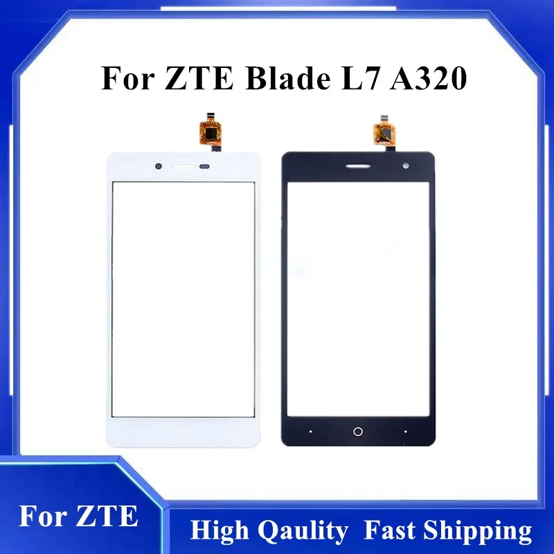 

Сенсорный экран 5,0 "для ZTE Blade L7 A320, дигитайзер сенсорного экрана, внешнее стекло, панель объектива для ZTE L7 A320, запасные части сенсорного экран...