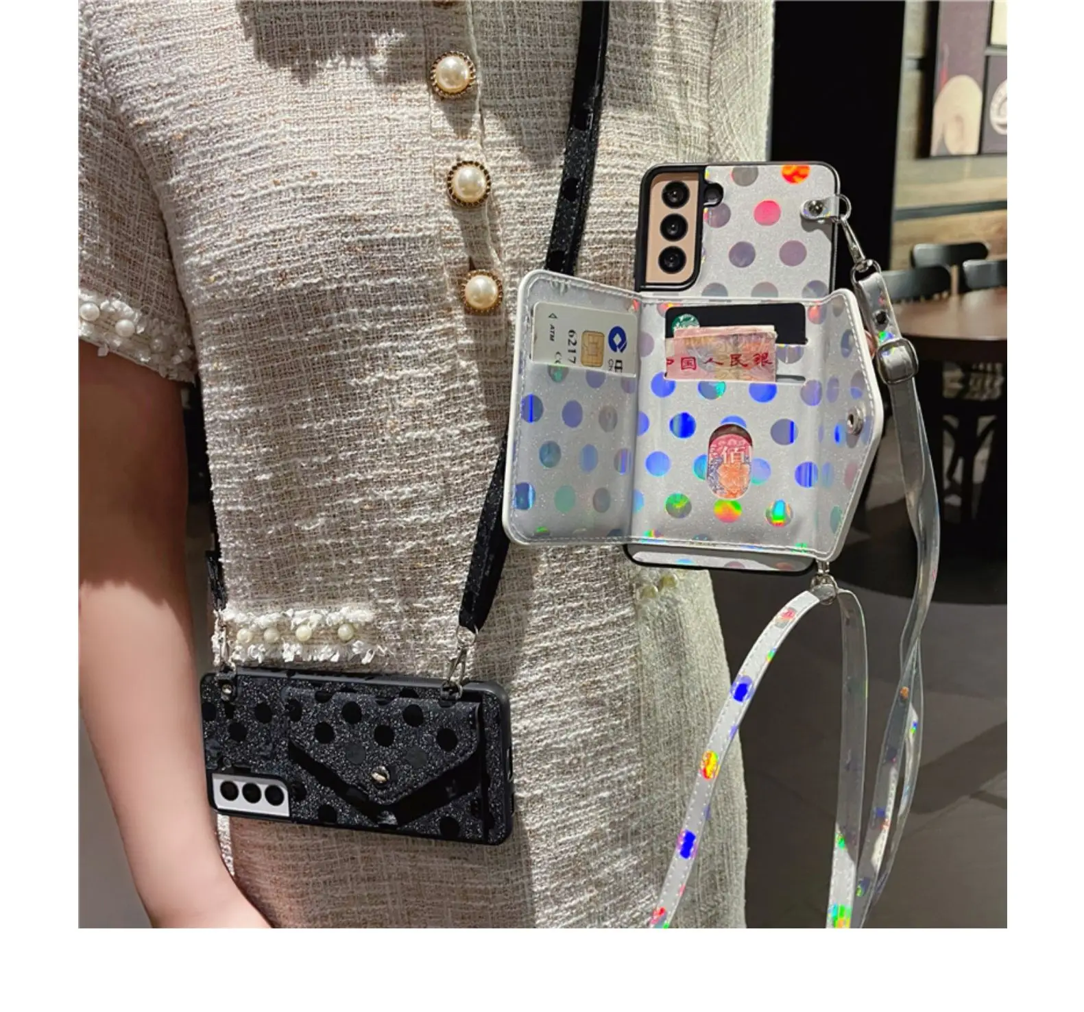 

Strap Flip Leather wallet Card Slot Cover For Samsung Galaxy S20 FE S21 A10 A20 A30 A70 A71 A51 M51 A21s A12 A32 A52 5G A81 Case