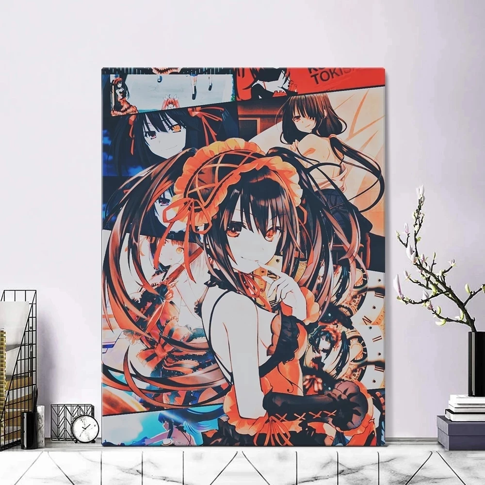 

Girl Anime Canvas HD Prints Dating Competition Pictures Wall Art Painting Home Decor Modular Tokisaki Kuzo Poster Living Room