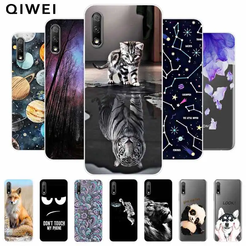 Мягкий чехол из ТПУ для Huawei Y9s тонкий прозрачный бампер силиконовый Y9S Y9 S Y 9 s 2019